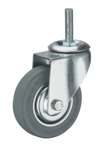 SCt 42 f - Промышленное колесо 100 мм (болт, поворотн., сер рез. роликоподш.)